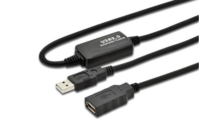 MicroConnect Aktywny ekstender USB 2.0 kabel, 15m