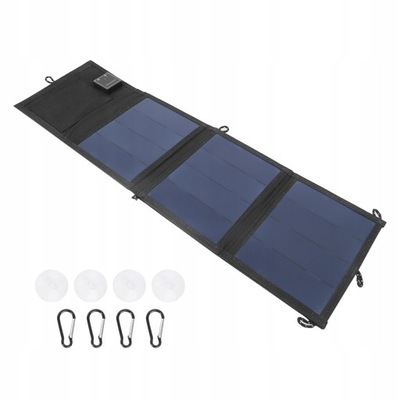 PANEL SOLARNY 15W POWERBANK USB ŁADOWARKA