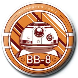 Markowa przypinka Star Wars Episode VII BB-8