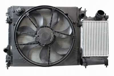 Радіатор двигуна + вентилятор nissan qashqai renault kadjar 13- 214104ea0 фото №1