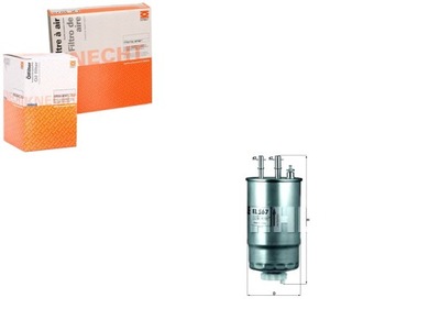 Knecht фильтр топлива alfa romeo 159 brera giulietta фото №1