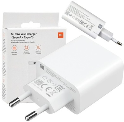 Ładowarka sieciowa Xiaomi Mi 33W Wall Charger (TypeATypeC)