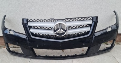 Mercedes glk w204 lift 12- бампер перед передний решётка радиатора фото №1