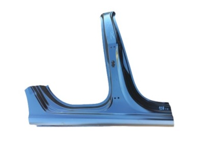 Audi a3 8v седан 8v5 поріг стійку  правий 13-19 фото №1