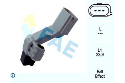 FAE SENSOR POSICIÓN DE EJE CIGÜEÑAL AUDI A1 A3 A4 ALLROAD B8 A4 B7  