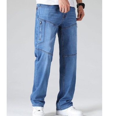 SPODNIE Straight Jeans Man Jeans Spring Summer Thi