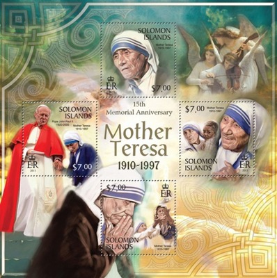 Matka Teresa, Papież Jan Paweł II ark. #slm13313a