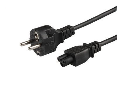 Kabel zasilający koniczynka 3x0.75mm2, 1,8m, CL