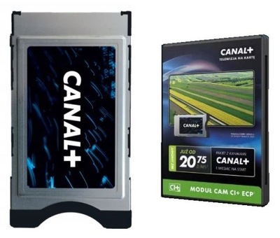 Moduł TV CAM 4K CI+ ECP TNK Canal+ 1 miesiąc Bez Umowy Telewizja na Kartę