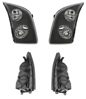 Фара лампа volkswagen crafter 13- l+p tyc фото №1