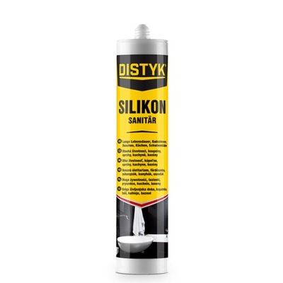 Distyk Silikon Sanit 280ml bezbarwny od Den Braven