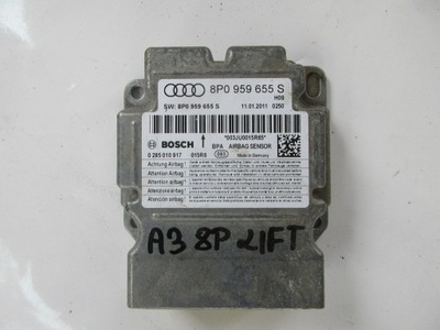 MODULIS JUTIKLIS VALDIKLIS PAGALVIŲ AUDI A3 8P LIFT 8P0959655S 0285010917 