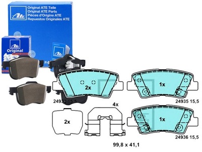 Тормозные колодки тормозные керамические hyundai accent iv gran фото №1