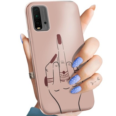 ETUI DO XIAOMI REDMI 9T / POCO M3 WZORY FUCK YOU FUCK OFF OBUDOWA POKROWIEC