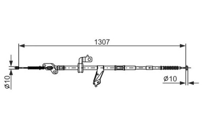 1987482901 CABLE HAM. RECZ. TOYOTA T. RAV 4 1,8-2,0  