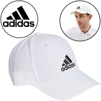 CZAPKA MĘSKA ADIDAS BEJSBOLÓWKA Z DASZKIEM LOGO