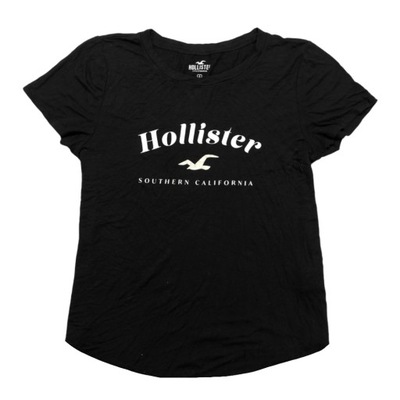 HOLLISTER _ IDEALNA KOSZULKA Z LOGO _ S/M