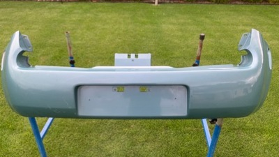 Nissan cube 09-14 бампер задня задній фото №1