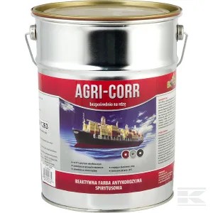 Farba podkładowa antykorozyjna Agri-Corr czarny 1l