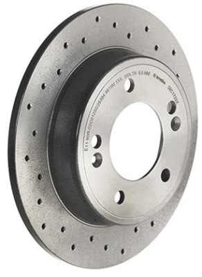 2× brembo 08.c172.2x диск гальмівна фото №1