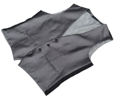 NEXT SUPER FIRMOWA MĘSKA SZARA KAMIZELKA - 38R