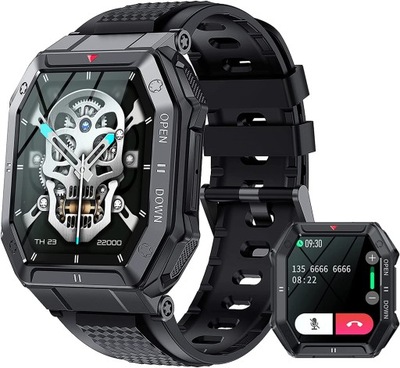 SMARTWATCH Z GPS ZEGAREK MĘSKI POLSKIE MENU SPORT