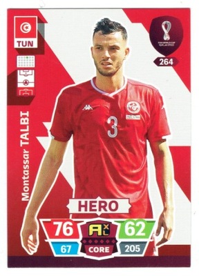 FIFA WORLD CUP QATAR 2022 PANINI TALBI (264) HERO