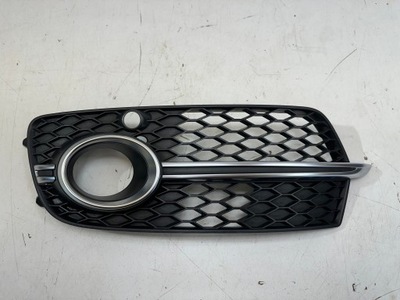 Решітка бампера ліва audi q5 sq5 s-line 8r0 satyna pdc 8r0807681s фото №1