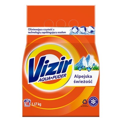 VIZIR ALPINE FRESH PROSZEK DO PRANIA 1,17KG 18 PRAŃ