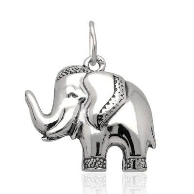 Wisiorek srebrny słoń słonik srebro pr.925