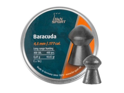 Śrut 4,5 mm diabolo H&N Baracuda 400 (92184500