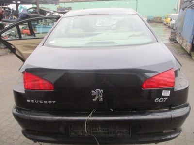 PEUGEOT 607 I BERLINA PARTE TRASERA TAPA DE MALETERO DE MALETERO EXLD+LAMPY DE TAPA  