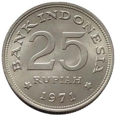 88345. Indonezja - 25 rupii - 1971r.