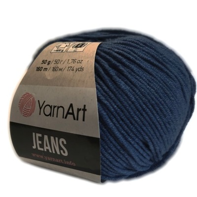 Włóczka YarnArt Jeans 17 niebieski