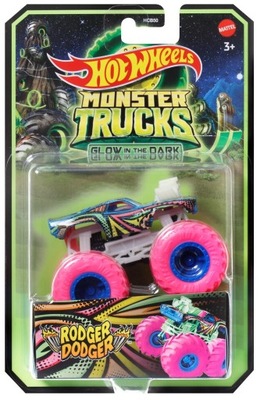 RODGER DODGER Glow Auta Hot Wheels Truck Monster Trucks