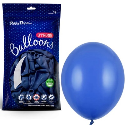 Balony Strong 30cm niebieski Pastel Blue 100 sztuk