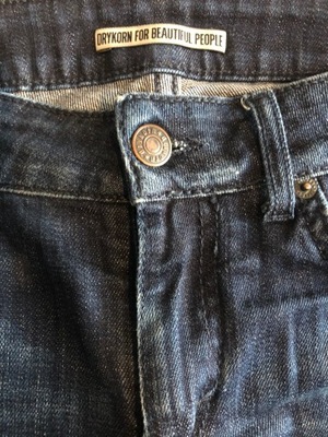 Spodnie jeansowe Drykorn 30/32 niebieskie okazja b