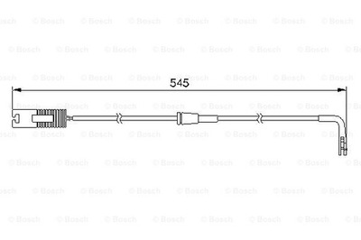 SENSOR DESGASTE ZAPATAS DE FRENADO BOSCH 1-987-474-940  