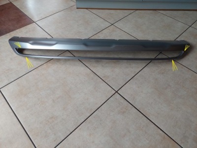 Sppiler бампера - перед - renault koleos ii 2 - lift - 2020 фото №1