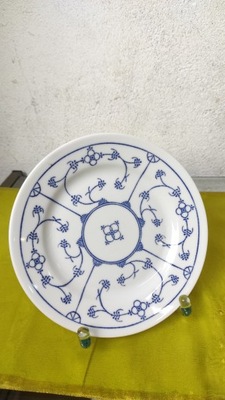 porcelanowy talerz deserowy kahla blau saks