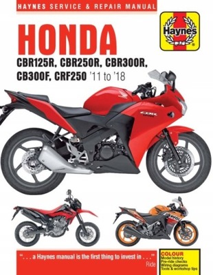 HONDA CBR125R\/250R +CRF250L\/M (KSIĄŻKA) фото