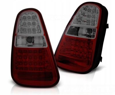 ФАРА ЗАДНІЙ КОМПЛЕКТ ТЮНІНГ RED SMOKE DIODOWE LED (СВІТЛОДІОД) DIODY МІНІ COOPER R50 R52 R53 04