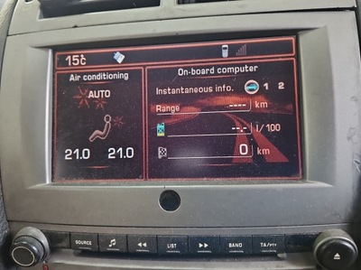 Дисплей peugeot 407 9663321480 монітор фото №1