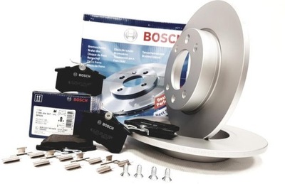 BOSCH DISCOS + ZAPATAS PEUGEOT 307 DE CARGA PARTE TRASERA  