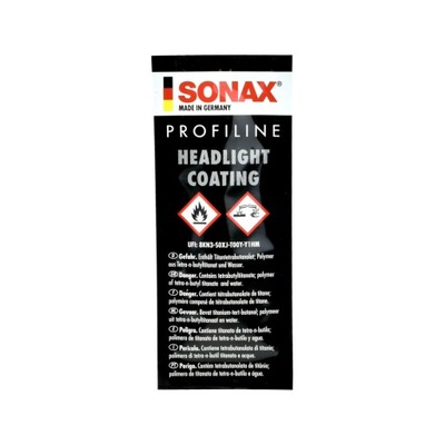 SONAX HEADLINGHT COATING POWŁOKA CERAMICZNA LAMP