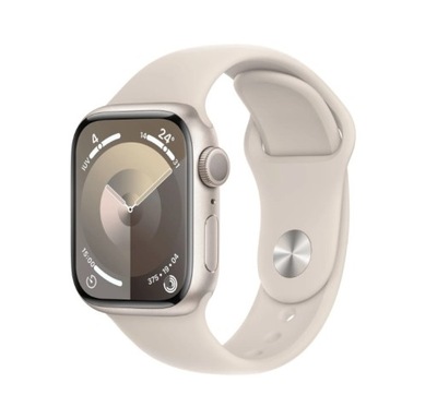Apple Watch Series 9 GPS 41 mm kremowy smartwatch