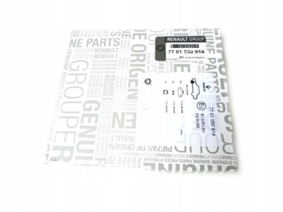 Тормозные колодки тормозные перед renault trafic ii 7701050914 фото №1