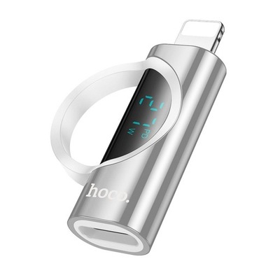 HOCO adapter Lightning (męski) do Typ C (żeński) z wyświetlaczem 2,4A 27W