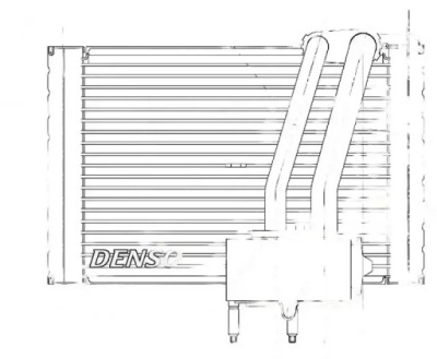 Denso dev07005 випарник, електропроводка кондиціонера фото №1