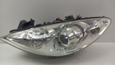 Peugeot 307 lift лампа перед ліва eu лінза фото №1